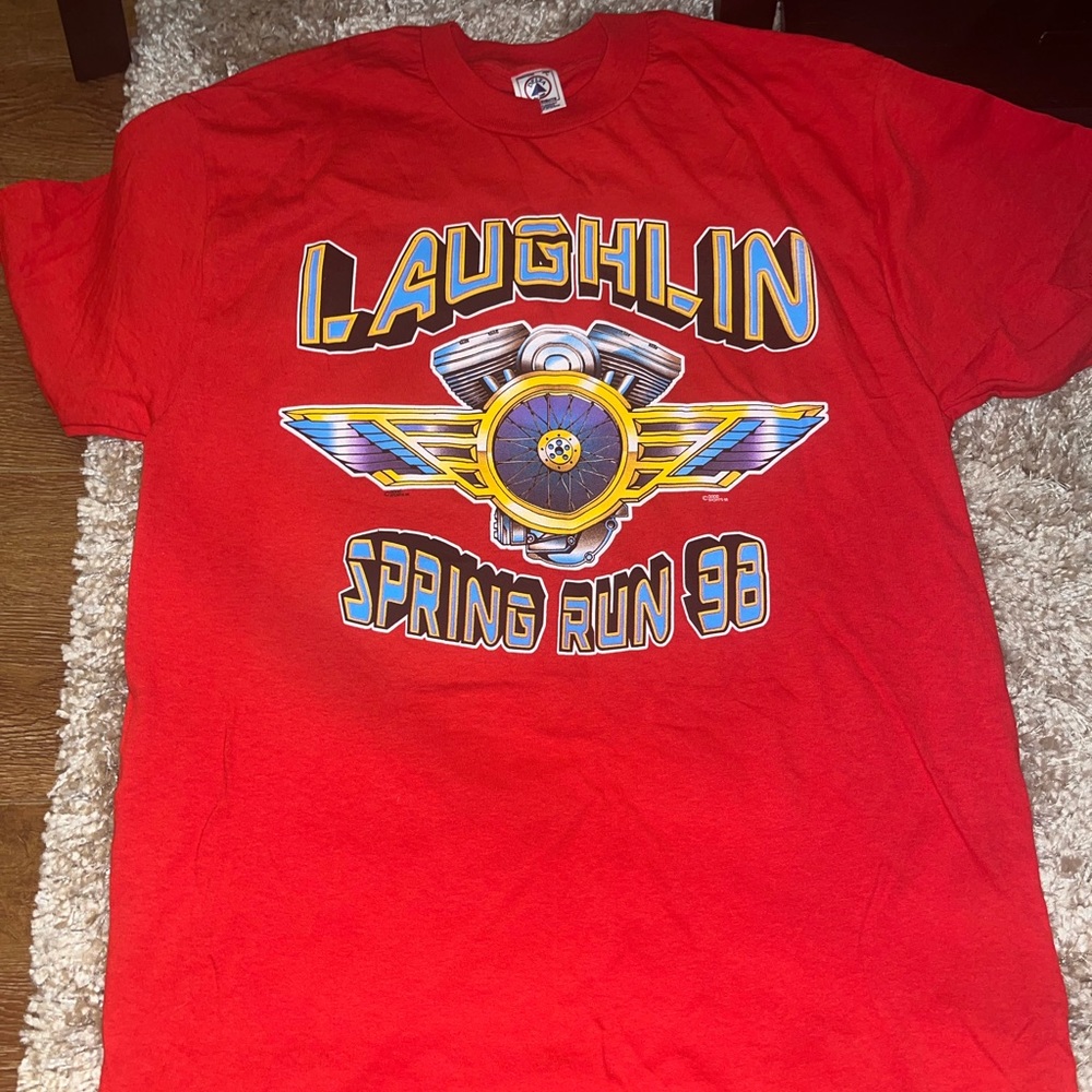 Laughlin Spring Run 1998 Vintage Tee Size Large